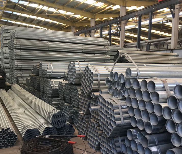 福贡q235b热镀锌带钢管